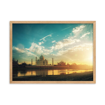 Sunlit Splendor: Taj Mahal at Sunrise