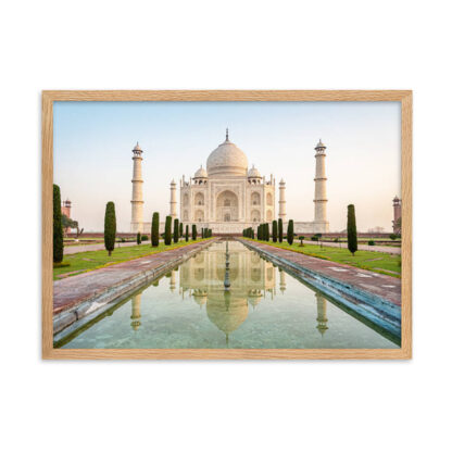 Morning Majesty: The Taj Mahal Reflection