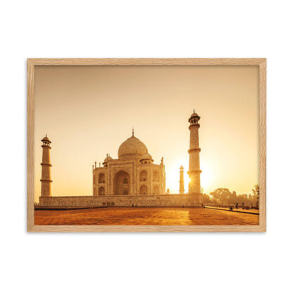 Golden Serenity of the Taj Mahal